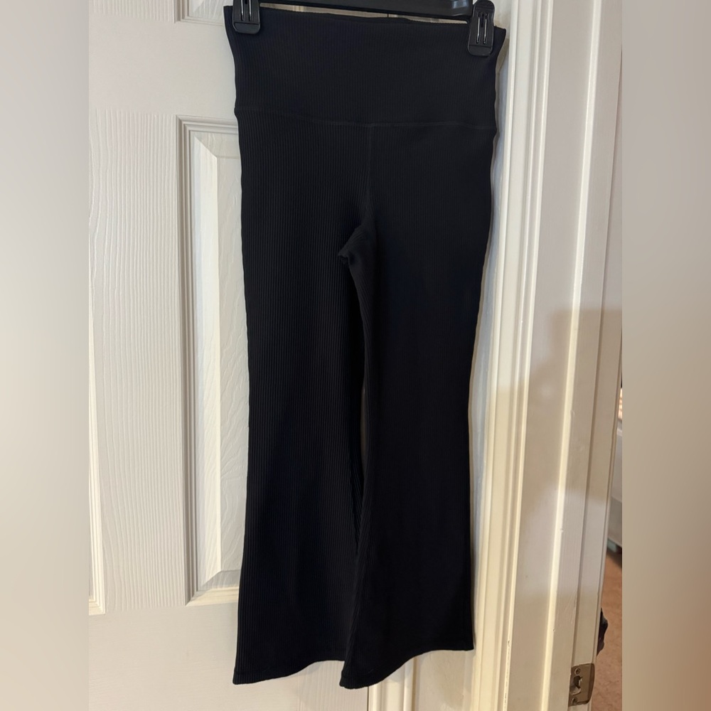 Athleta rib crop flare